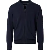 Casamoda Cardigan Zippé Marine