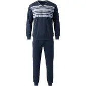 Hajo Pyjama long 'Klima-Komfort' bleu foncé