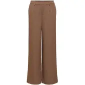 Object Pantalon à pince 'OBJLisa' chocolat