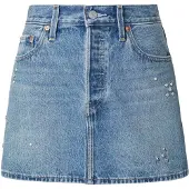 Levi's Jupe bleu denim / argent