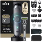 Braun AIO9540, Argent, Batterie, 120 minutes, Batterie intégrée