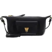Coccinelle Beat generation Mini sac noir, cuir, plectre