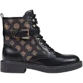 GUESS pour femme. FLFFEIELE10 Bottines Fellini noir (37), 3 à 5 cm, Fermeture éclair, Casuel