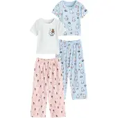 Next Pyjama bleu clair / marron / rose / blanc