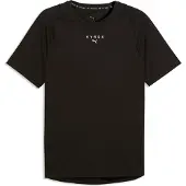 Puma T-Shirt fonctionnel noir / blanc