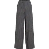 Vila Pantalon 'VIVarone' gris foncé / blanc