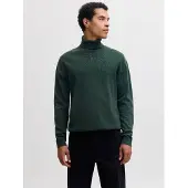 Jack & Jones Pull-over 'JJEBasic' vert foncé