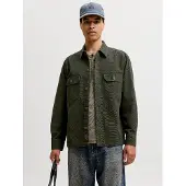 Jack & Jones Colton Canvas Overshirt Vert XL Homme