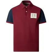 Hackett London T-Shirt mélange de couleurs / rouge