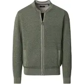 Casamoda Gilet Zip Structure Vert