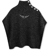 Zadig & Voltaire X60835 Poncho Noir 10 Years Fille