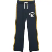 Superdry Pantalon 'Athletic Essentials' beige clair / marine / jaune d'or