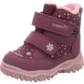 Superfit Bottes de neige 'HUSKY1' lie de vin / blanc