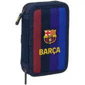 Safta Fc Barcelona 26/27 Pencil Case 29 Units Bleu Homme