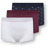 ONLY GIRLS Sous-vêtements 'KOGLOLA' bleu marine / gris clair / lie de vin