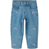 Name it Jean 'NMFBella' bleu denim / kaki / vert clair / rose