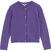 We fashion Cardigan violet foncé
