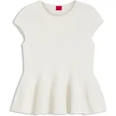 HUGO Pull Slim avec ourlet à basque