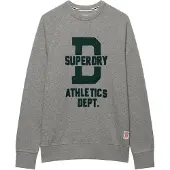 Superdry Sweat-shirt 'Athletic' marine / gris chiné