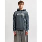 Jack & Jones Sweat-shirt 'JJEDENVER' gris basalte / blanc