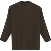 Comma Pull-over brun foncé