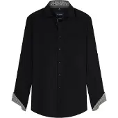 Olymp Chemise noir / blanc cassé
