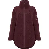 Didriksons Veste en polaire bourgogne