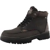 Mustang Bottines à lacets gris foncé