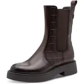 Tamaris Chelsea Boots brun foncé