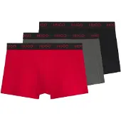 HUGO Boxers pierre / rouge vif / noir