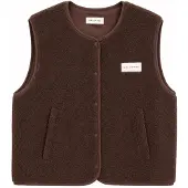 OH APRIL Gilet 'Magnolia' brun foncé