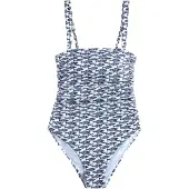 Next Maillot de bain crème / bleu marine