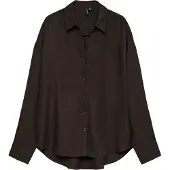 Vero Moda Chemisier 'VMMelaney' brun foncé