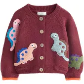 Next Cardigan bleu / vert / rose / rouge rubis