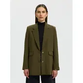 Selected Blazer 'SLFRITA' olive