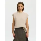 Selected Pull-over 'SLWLULU' greige