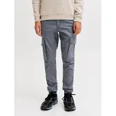 Jack & Jones Junior Pantalon 'JPSTPAUL FLAKE' gris