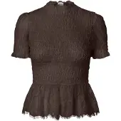 Pieces Chemisier 'PCJilly' marron