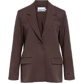 Object Lisa Loose Fit Blazer Marron 42 Femme
