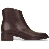 Wonders pour femme. D-1801 Bonjour bottines en cuir marron (39), 1 à 3 cm, Fermeture éclair, Casuel