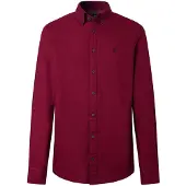 Hackett London Chemise 'Oxford' rouge