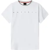 Hackett London Hk5000063 Short Sleeve T-shirt Blanc 24 Months Garçon