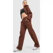 Nike Pantalon de jogging Studio Fleece - Marron, Marron