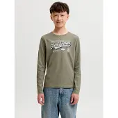 JACK&JONES JUNIOR Junior T-Shirt vert / noir