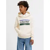 JACK&JONES JUNIOR Junior Sweat 'JORFrederiksberg' bleu / sapin / noir / blanc