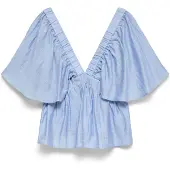 Vero Moda Chemisier 'VMValentina' bleu clair