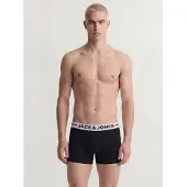 Jack & jones Boxers 'JACSENSE' noir / blanc