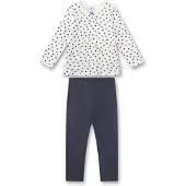 Sanetta Pyjama bleu foncé / blanc