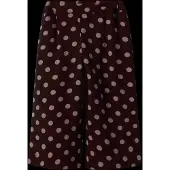 Name it Pantalon brun foncé / rouge