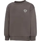 Hummel Sweat gris foncé / blanc